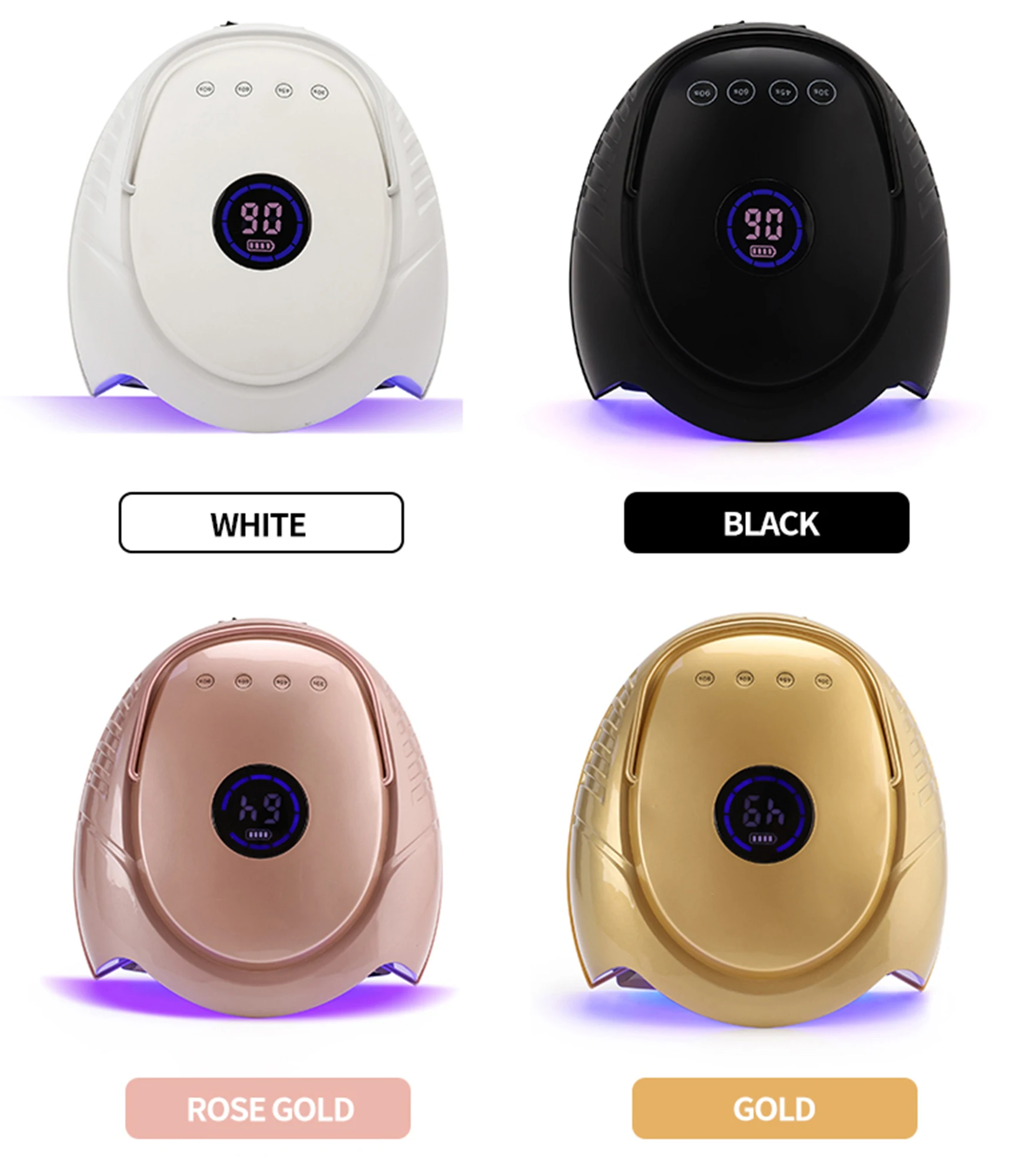 64W Rechargeable UV LED Lamp NEW Mate Nail Dryer Light Cordless Nail Supplies Professional Salon Nail Gel Polish Dryer