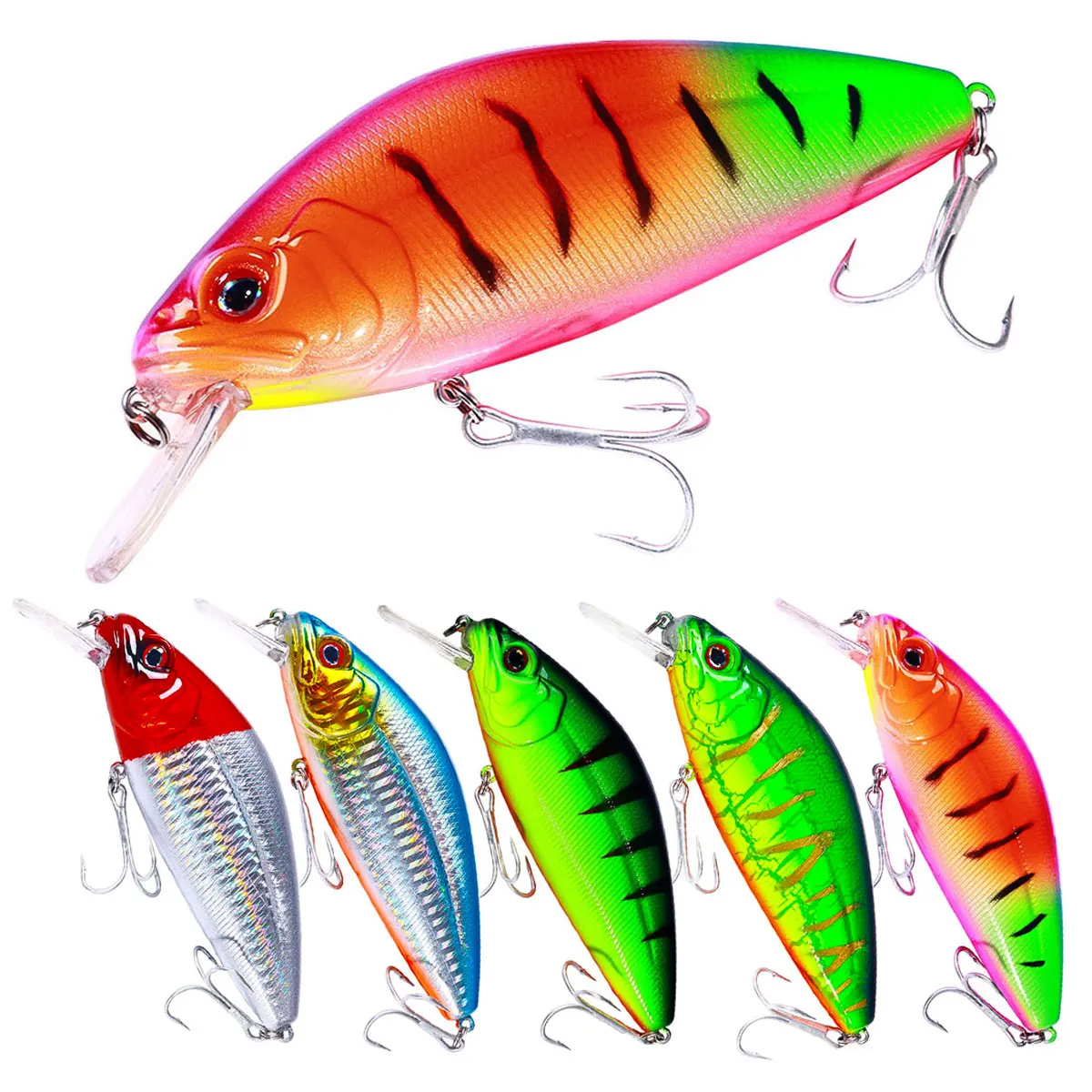 15G 32G Slow sinking minnow bait  fishing bait sinking minnow lures with treble hooks pesca fishing new type