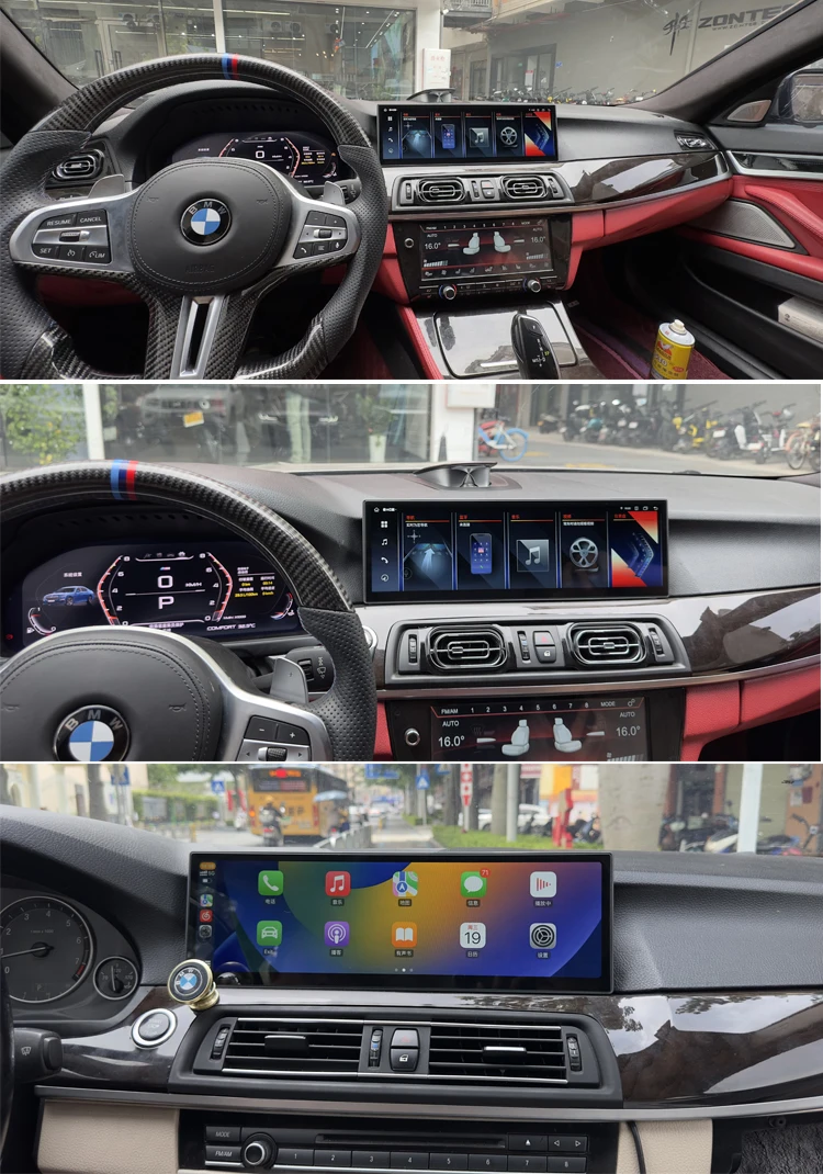 14.9 inch 2560*720p Android Upgrade Display Touch Screen OEM Replacement For BMW F10 F11 CIC NBT GPS Navigation Carplay