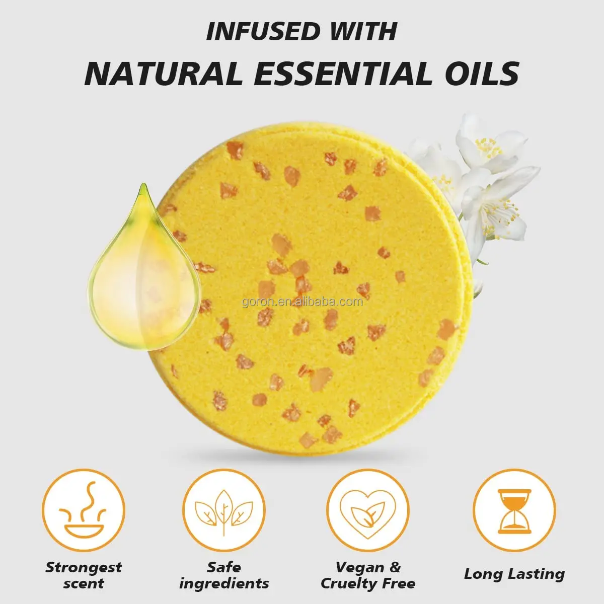 Wholesale custom luxury package natural aromatherapy vapor tablets bath bombs gift set