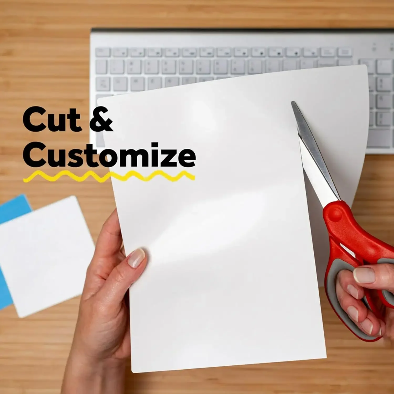 White Dry Erase Sheets Self Adhesive Whiteboard Wallpaper Decal Reusable Pu Gel Sheets Roll With Pet On other side for writing