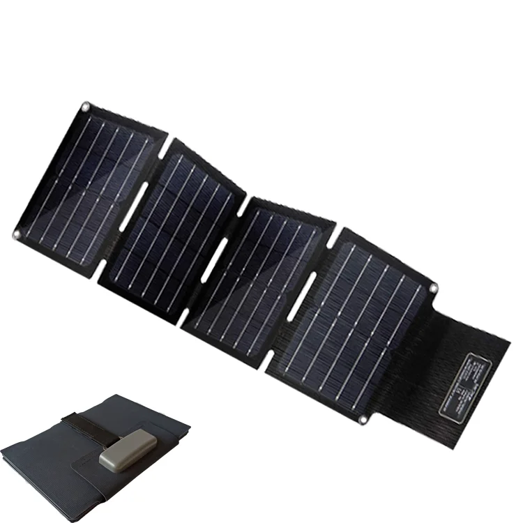 DEMUDA 100w crystalline complete set up portable large folding 2 USB solar panel For Portable Power Station