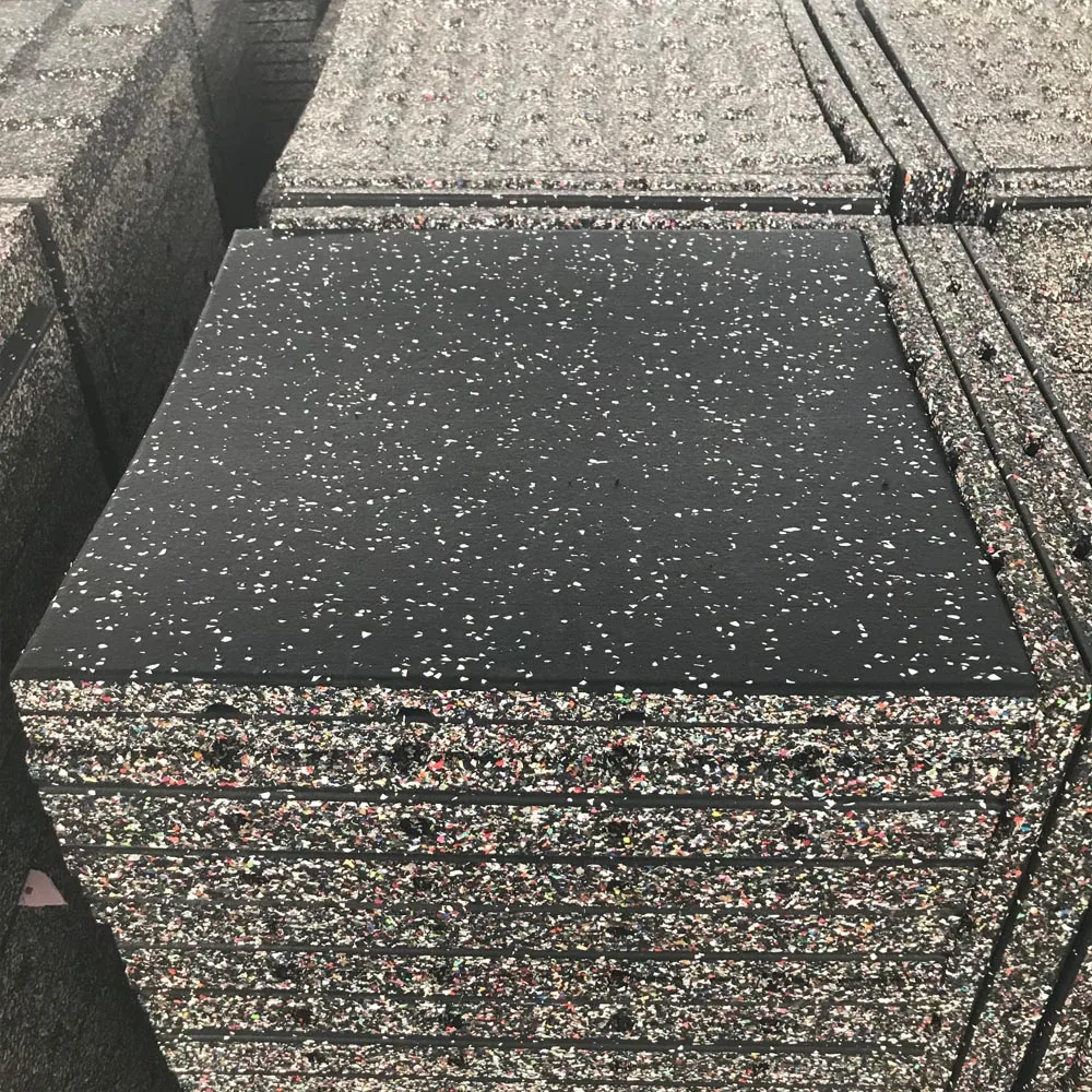 UDINE 25mm EPDM Gym Rubber Flooring Rolls Tiles Colored Dots for Outdoor Sports Equipments Interlocking Interlocking  rubber Mat