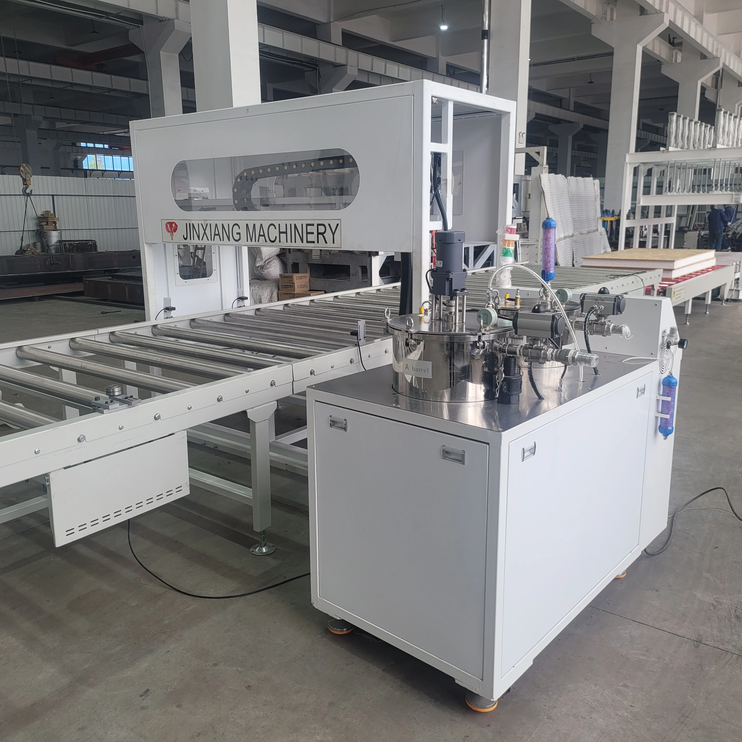 insulation & osb boards pressing line