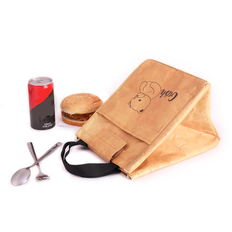 Widened Thickened Handle High Reflectivity Diffuse Reflectance Ultraviolet Resistance Tableware Tote Insulated Pack Lunch Bag