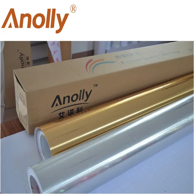 Chrome Color Cutting  Laminating sliver gold Plastic Vinyl Colors Lettering Metallic Vinilos Sheet Colorful Vinyls  stickers