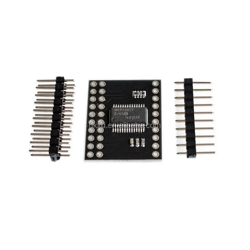 Module MCU-2317 MCP23017 Serial Interface Module IIC I2C SPI Bidirectional 16-Bit I/O Expander Pins Serial Interface Module