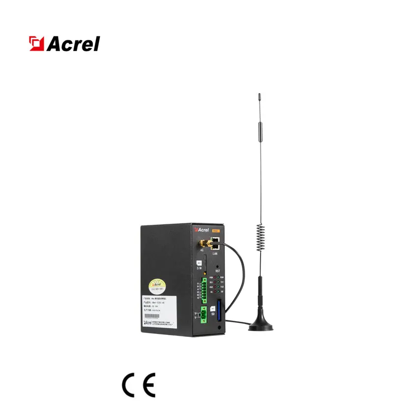 Acrel Anet-1E1S1-4G one Ethernet one RS485wireless data transmission gateway meter  embedded Linux platform