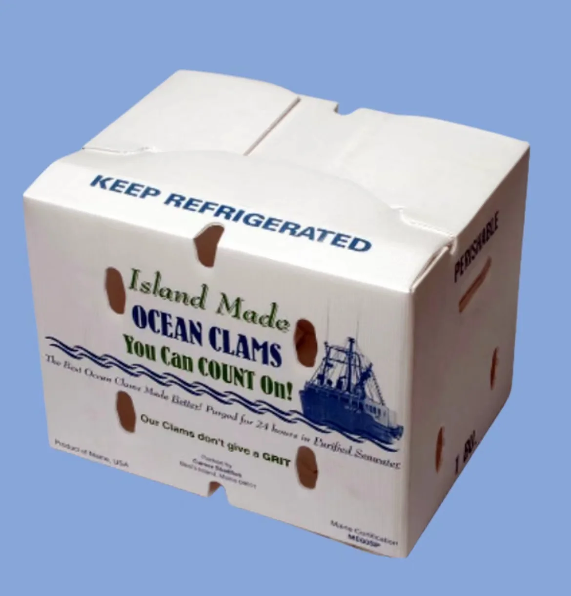 Fish Box Plastic Packing Frozen Packaging Fresh Seafood Ploytherene PP Shipping Hollow Hdpe Dried Transport Big for Fish Box