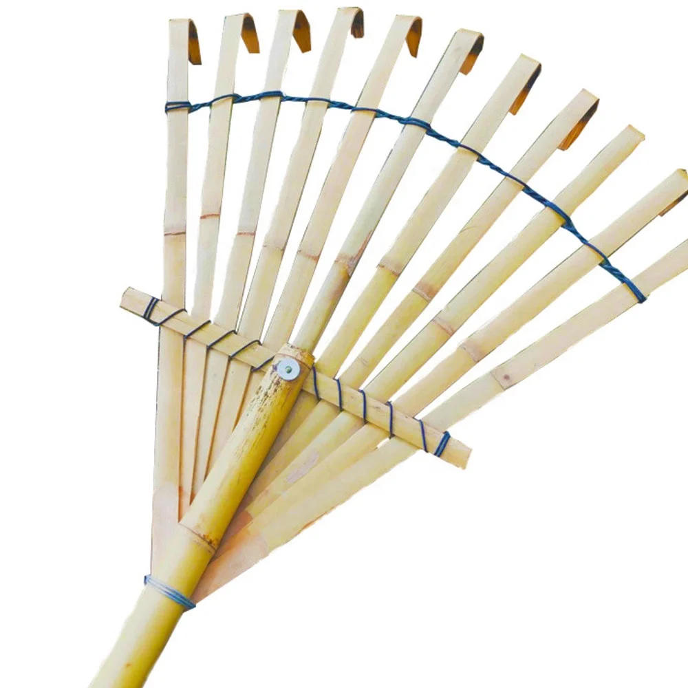 Природные ресурсы, экологически чистые, 11 зубьев, бамбуковые грабли для сада