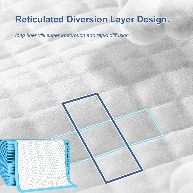 Adult and elderly disposable hospital incontinence  pads absorbent bed sheets under pads