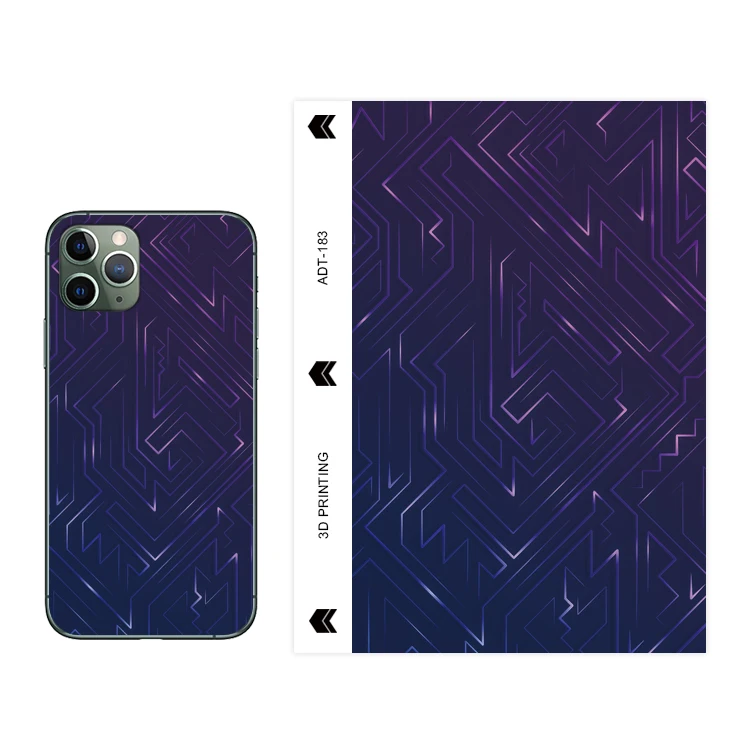 Широко используемая Высококачественная задняя пленка для мобильного телефона, пользовательские наклейки для телефона, 3D наклейка, пленка для плоттера