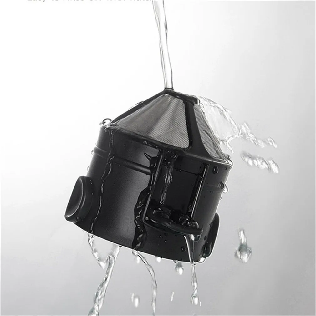 coffee filter cup Double filter will hand in hand to make coffee folding hanging ear filter free drip coffee cup