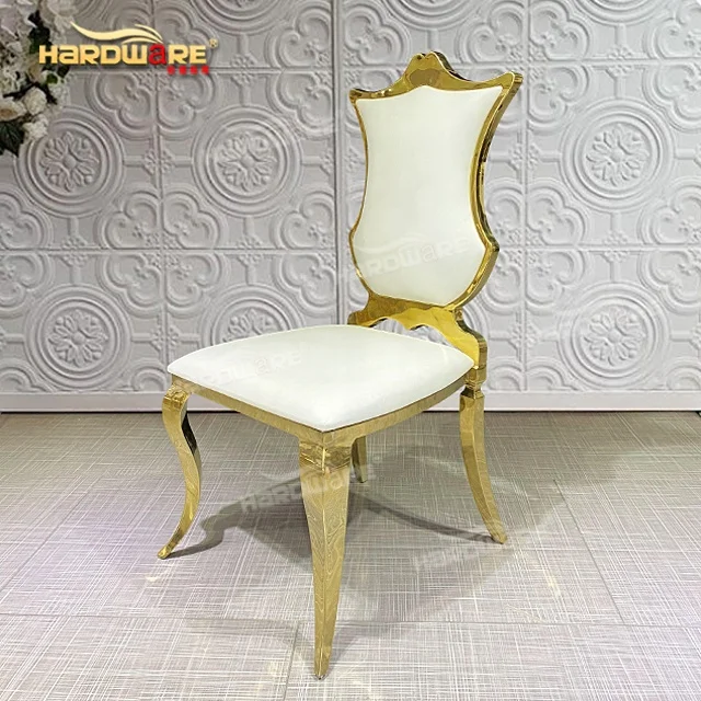 Распродажа обеденные стулья во французском стиле с ножками из нержавеющей стали золотого