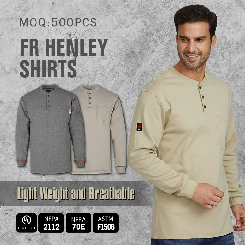 Огнестойкая огнеупорная одежда FRKNITEX FR Henley