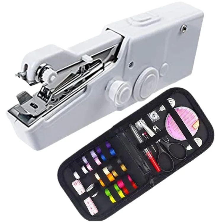 Handheld Mini Sewing Machine Handy Stitch Mini Electric Sewing Machine New Plus Accessories Sewing Machine Set