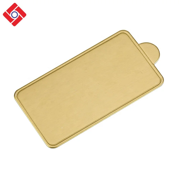 Mini Cake Board Pad,Gold Mono Portion Cake Boards