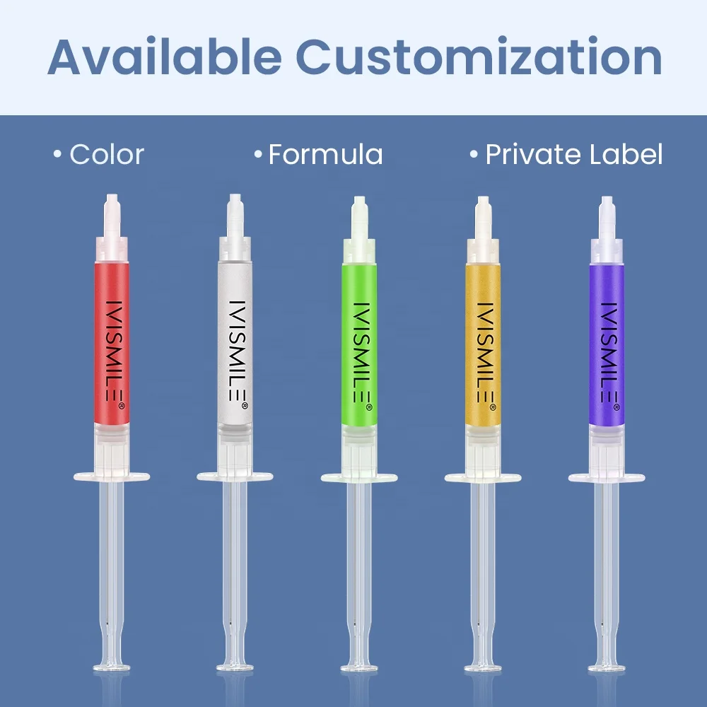 IVISMILE Oral Care Dental Bleaching Kit 10Mins Device 35% Teeth Whitening Peroxide Gel Kit