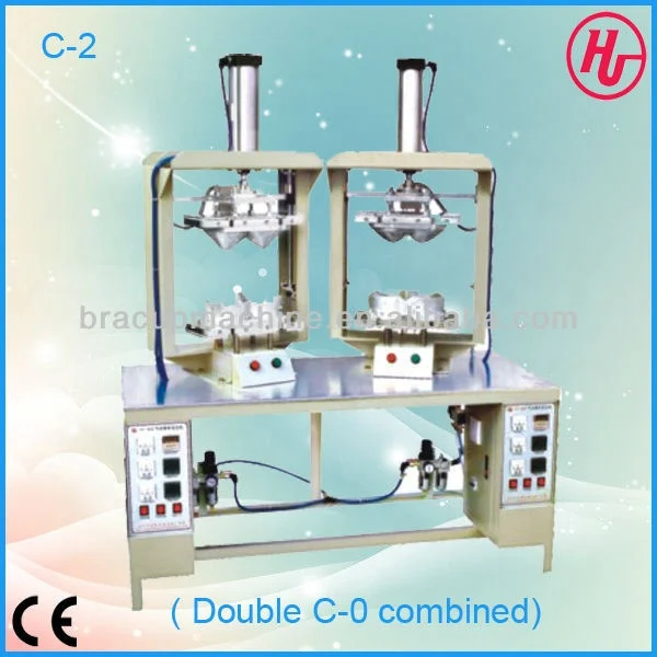 KV-168C/C-2 Double Heads Pneumatic Bra Cup Molding Machine