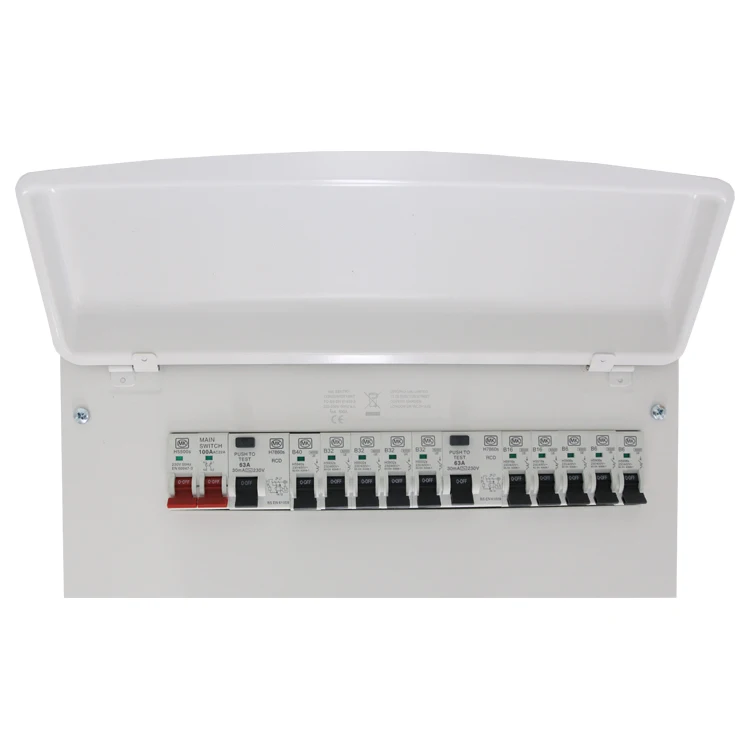 16 Way Mcu With 100A Switch Mcb Consumer Unit Wall Mount Distribution Control Box