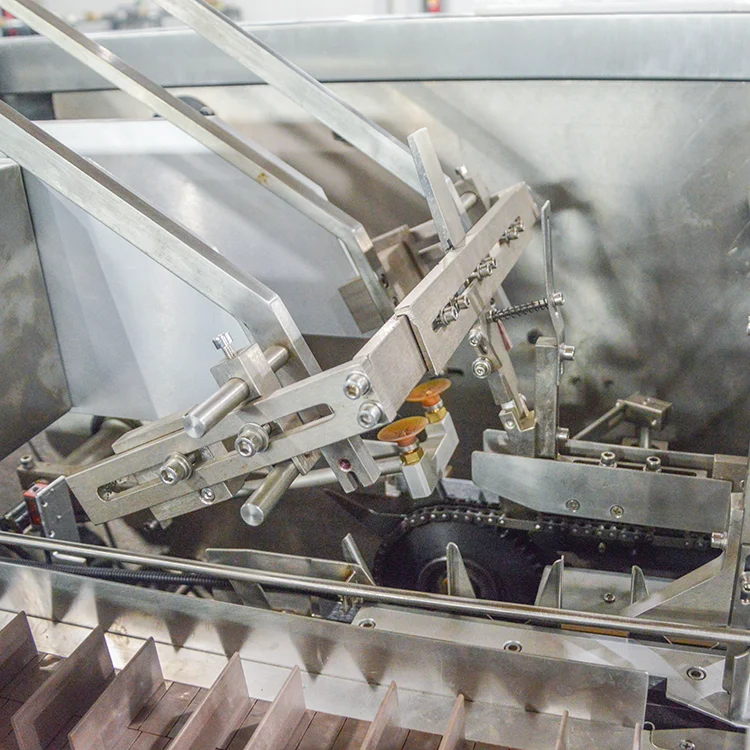 Automatic Choco Pie 6pcs or 12 Packs Box Cartoning Packing Machine