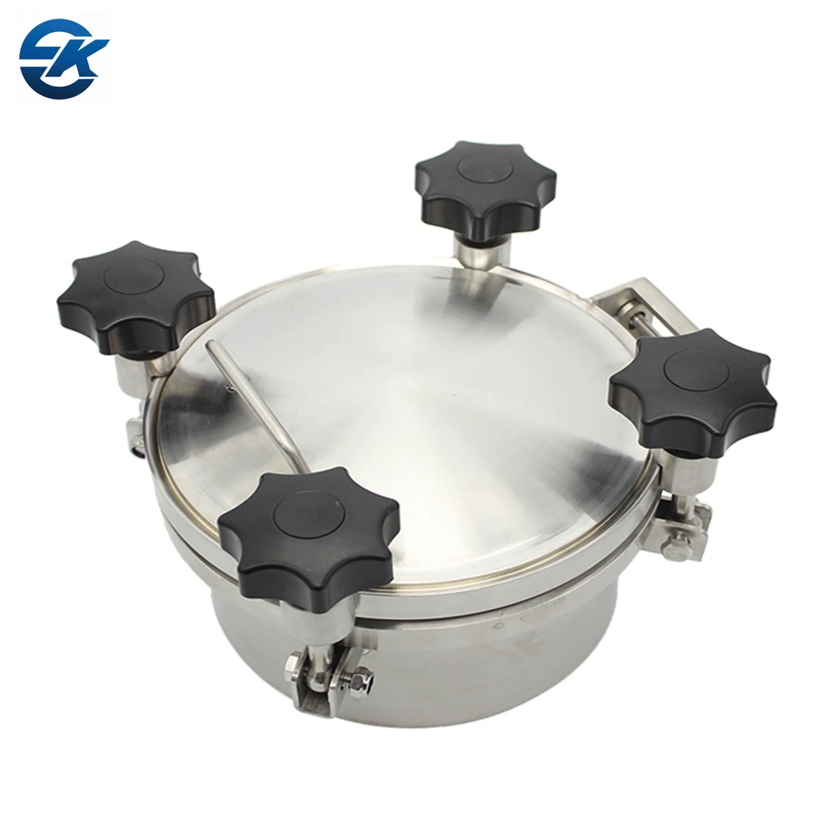 Food Grade Milk Oil Beer Non Pressure Stainless Steel 304 316L Manways Sanitary Round Tank Manhole Cover