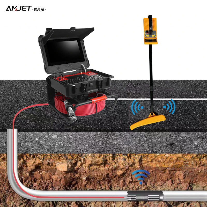 New sewer camera receiver picks up location of underground camera signals