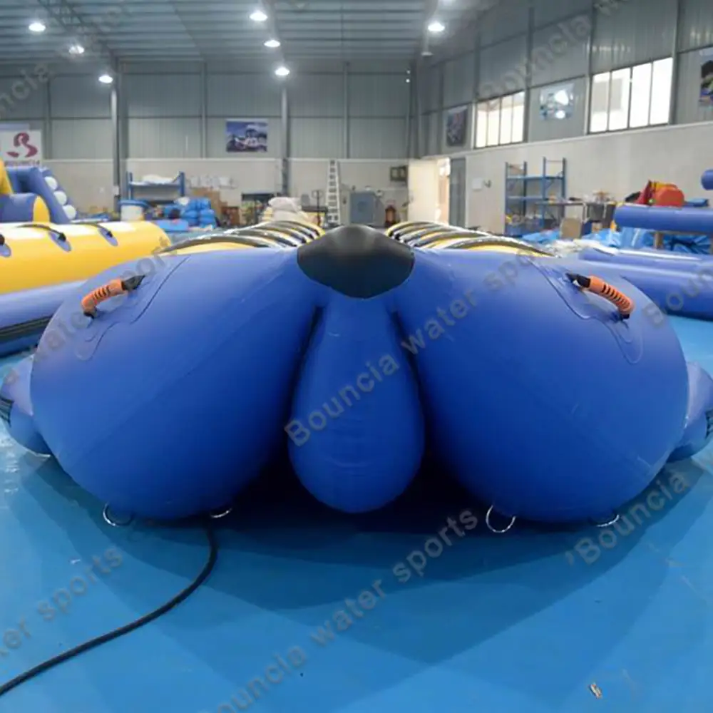 Inflatable Rafting Boats Banana Boats Popular Size Waterpark Raft Tube Inflatable Banana Float Boat Water Games Inflatable