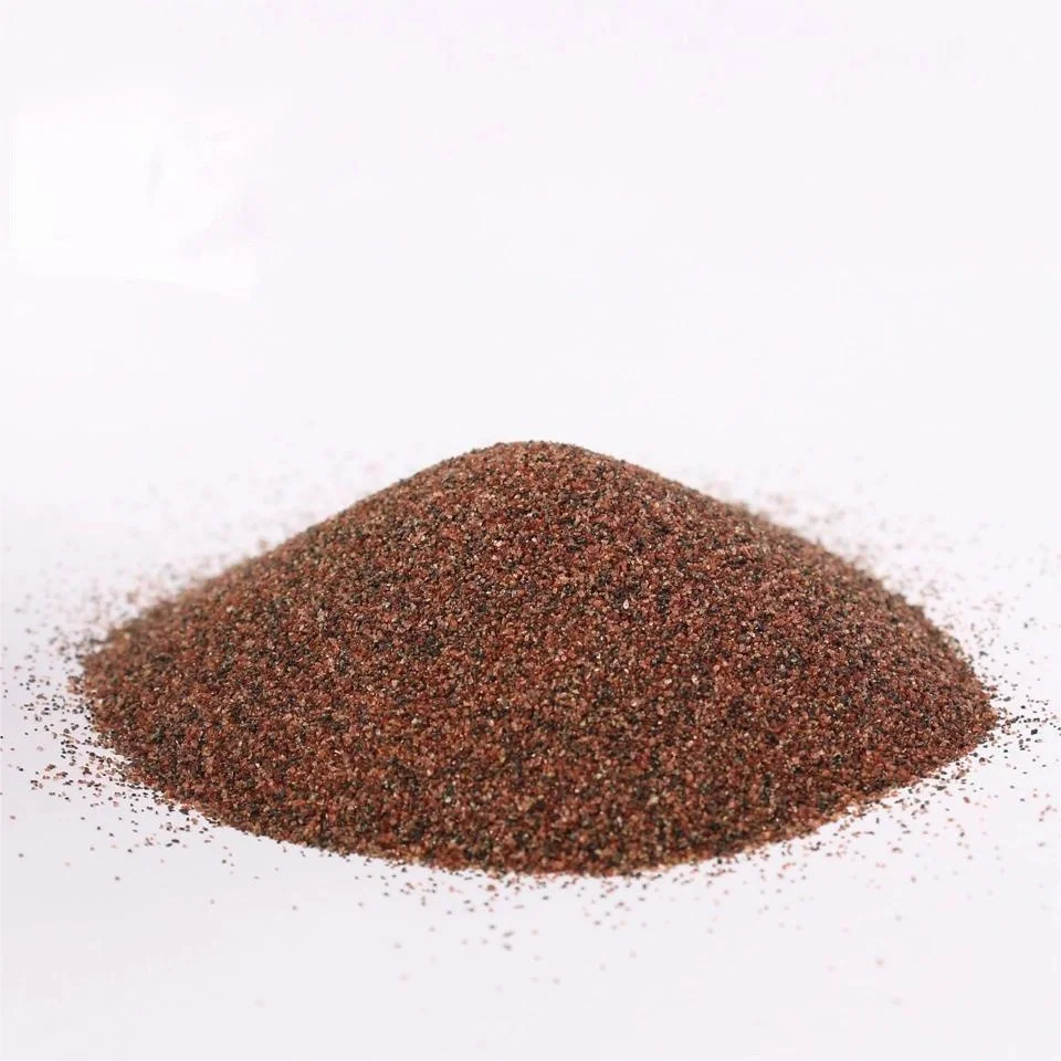 Natural Material Pink Water Jet Abrasives Garnet Sand 80 Mesh Red for Waterjet Cutting Marble Abrasive Price Aluminum Silicate