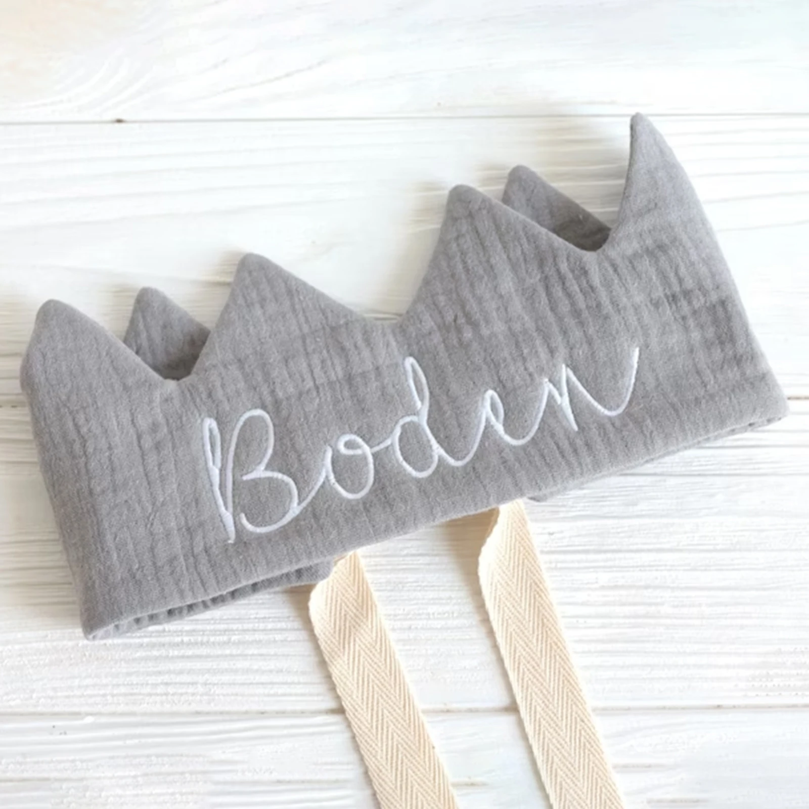 Wholesale Birthday Crown For Kids Monogram Happy Birthday Crown Cotton Birthday Crown