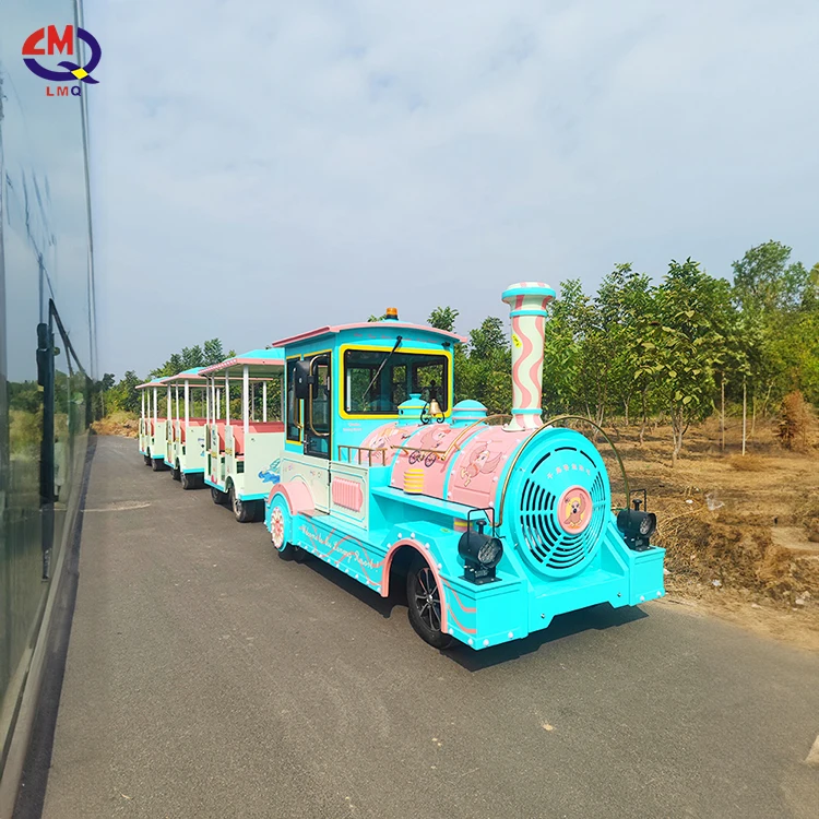 Kids and Adult Shopping Mall Amusement Park Rides Electric Tourist Trackless Train for Sale