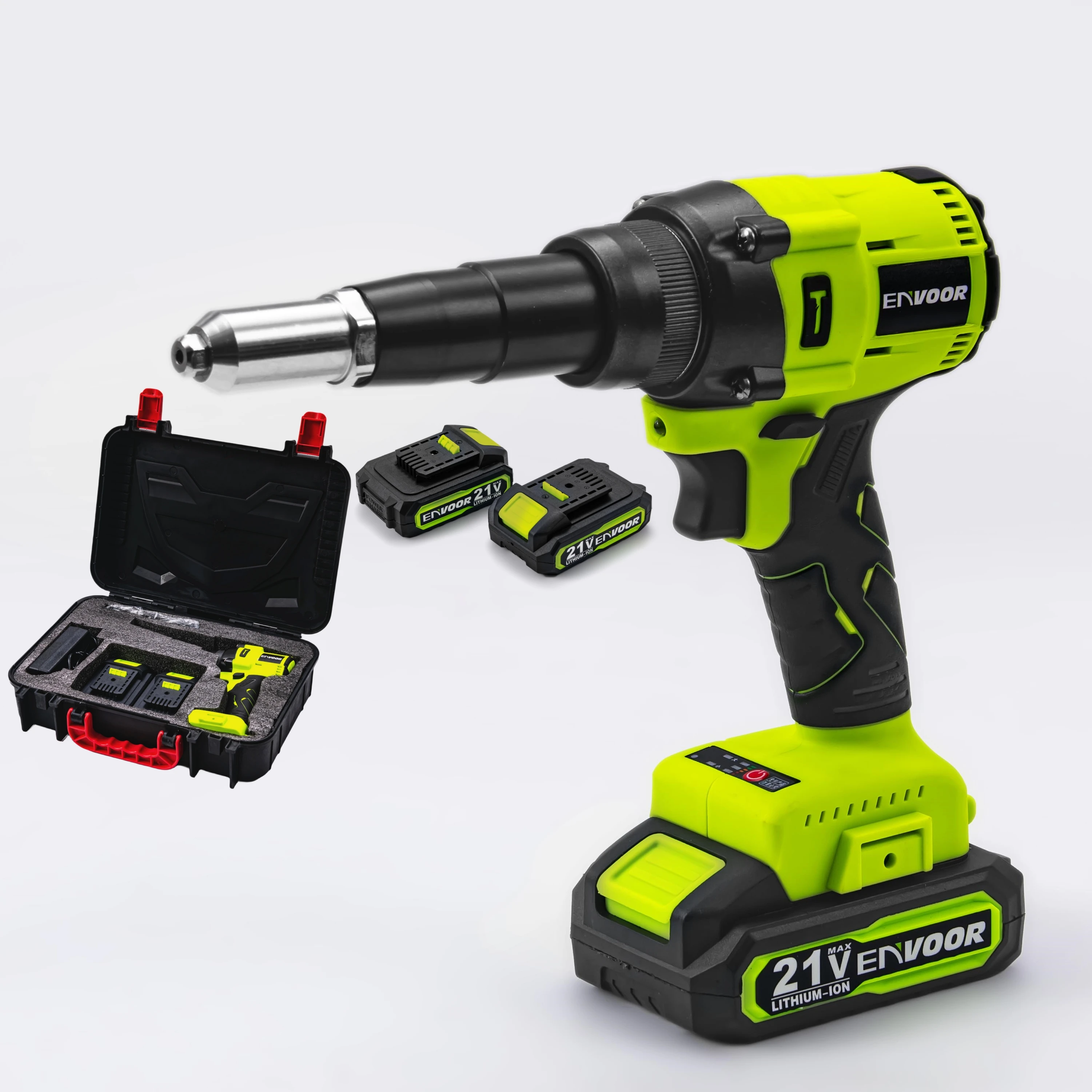 21V Automatic Core Pulling Electric Stainless Steel cordless tool Electric Pop Rivet Nut Gun