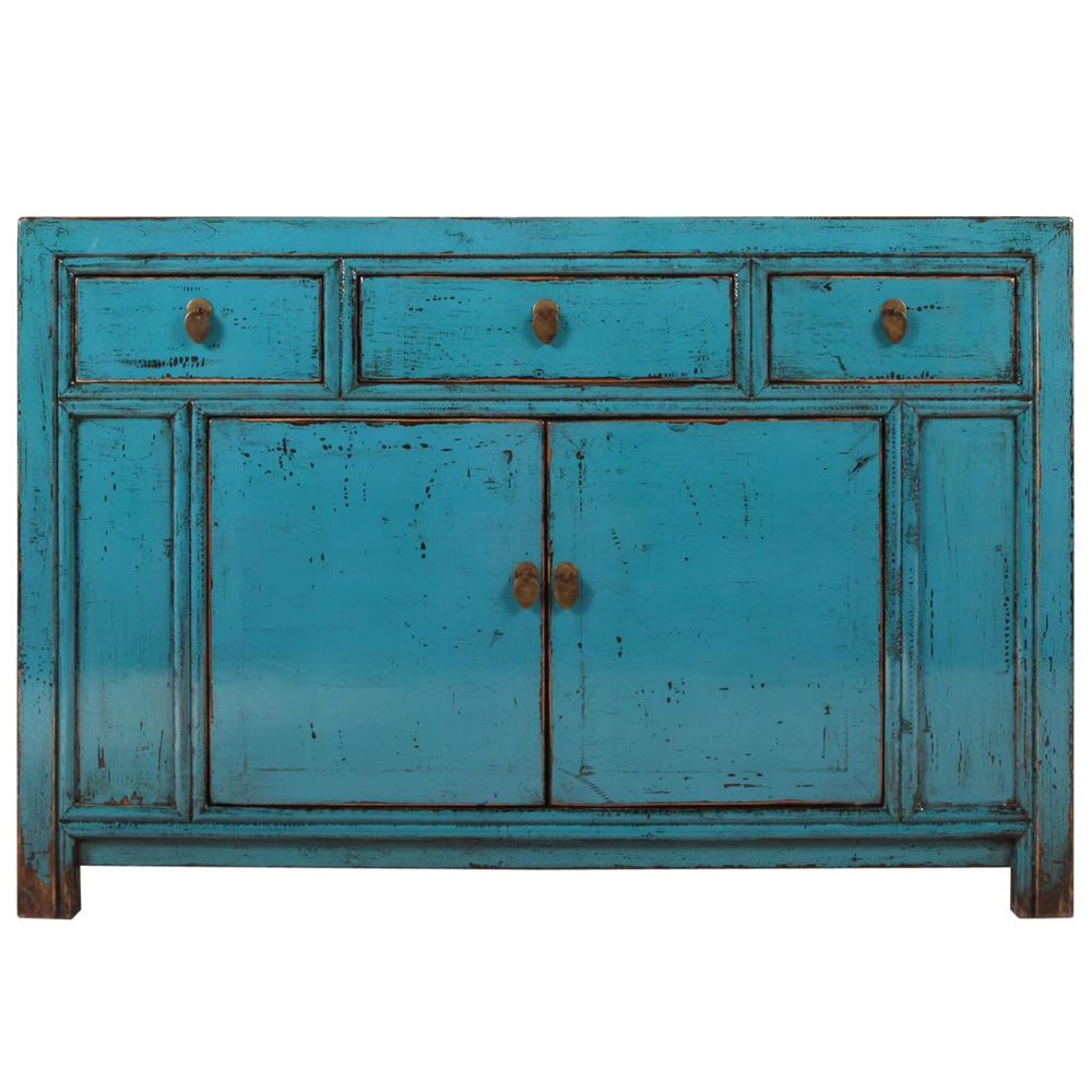 
chinese colorful sideboard antique furniture bar cabinet Having an antique flavour national style home storage cabinet sideboard 