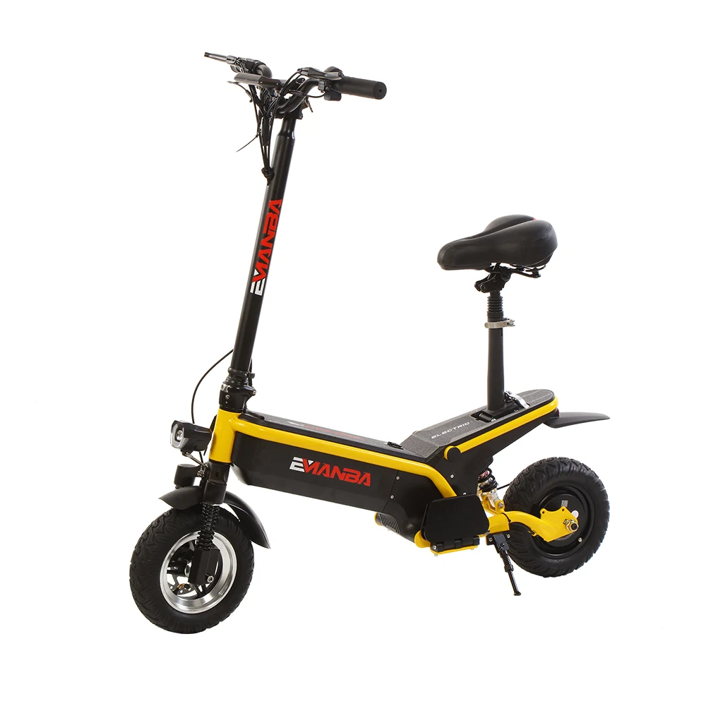 Adult 45km/h off road electro foldable e roller mobility e-scooter Electric motorcycle Scooter 500W with seat