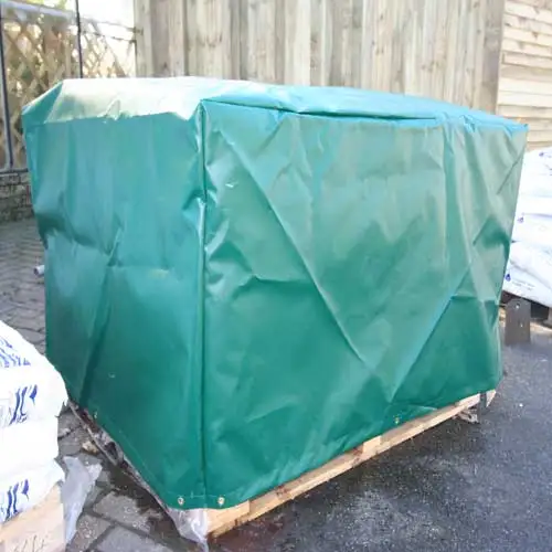 hot sale Reusable 100% Waterproof PVC Tarpaulin Pallet Cover Bag, Plastic Vinyl Pallet Cover Tarp Manufacturer