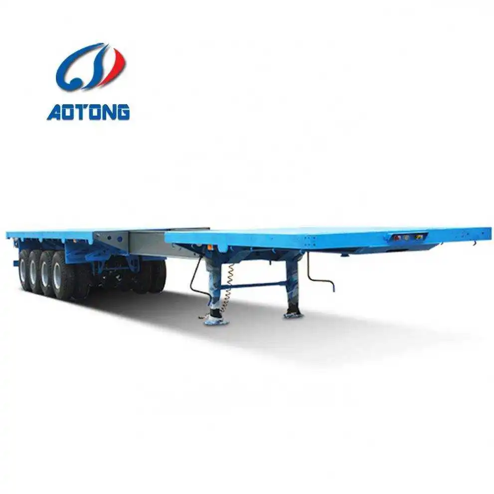 Car Carrier Low Flatbed Bed Lowbed, Fuel Tanker Tank Box Truck Cargo Container Semi Trailer
