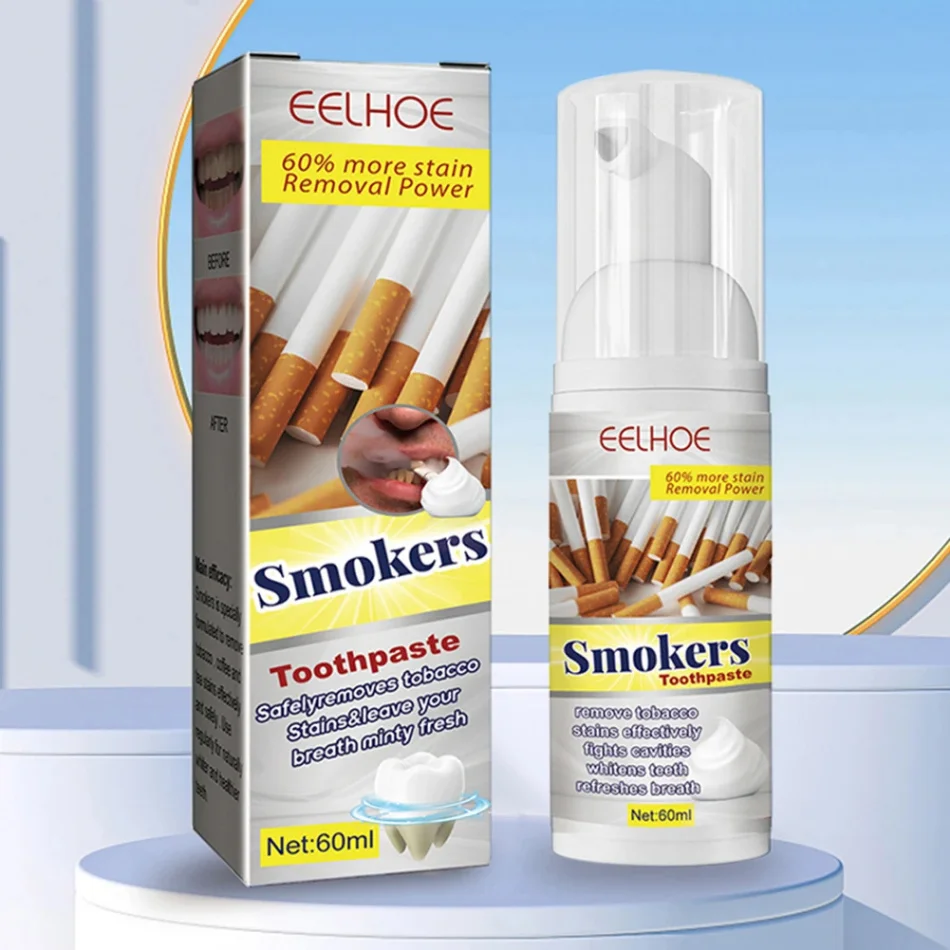Smokers Toothpaste for Stain Removal and Fresh Breath
