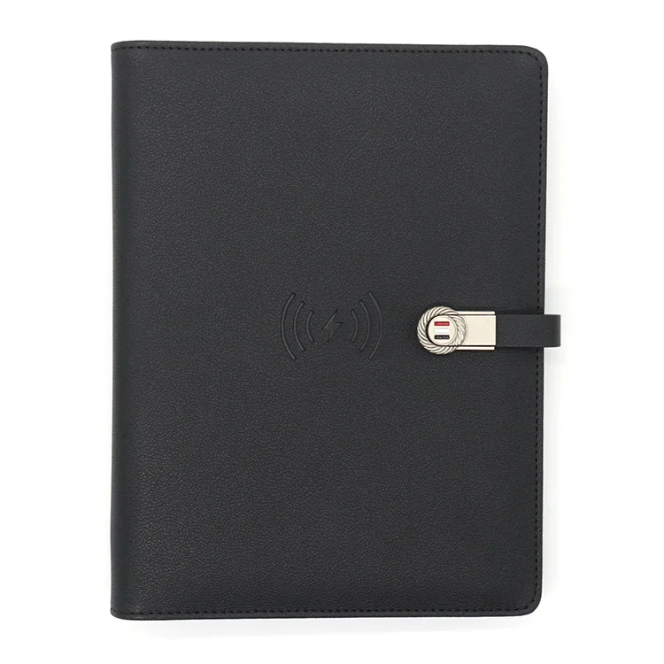  8000 mAh Power Bank PU Planner Diary Journal Notebook With