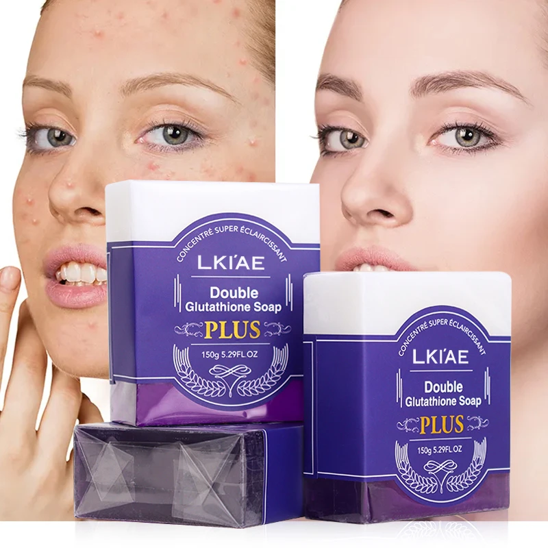 Private Label Natural Organic Olive Oil Gluta Exfoliating Beauty Vegan Skin Care Bleaching Natural Lavender Handmade Soap Bar