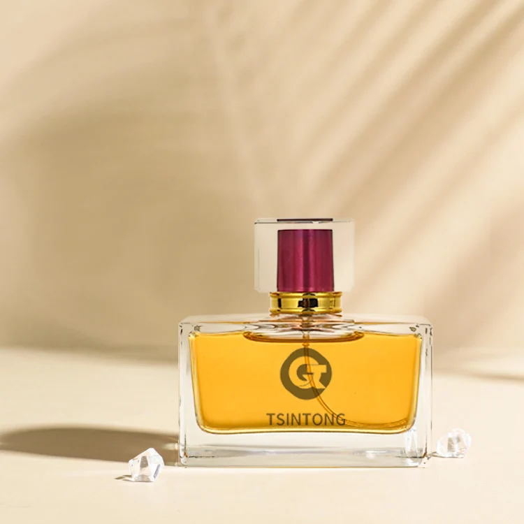 30ml 50ml 100 Ml Wholesale Cosmetic Clear Flat Square Spray Fragrance Perfume Bottle Glass High Quality Empty Perfume Bottle