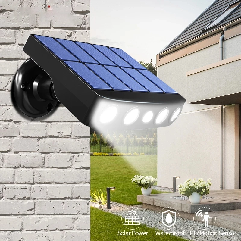 New Solar Lamps Lamp Outdoor Household Courtyard Lawn Garden Wall Light Outdoor Lamp Rural Lighting Induction Monitoring