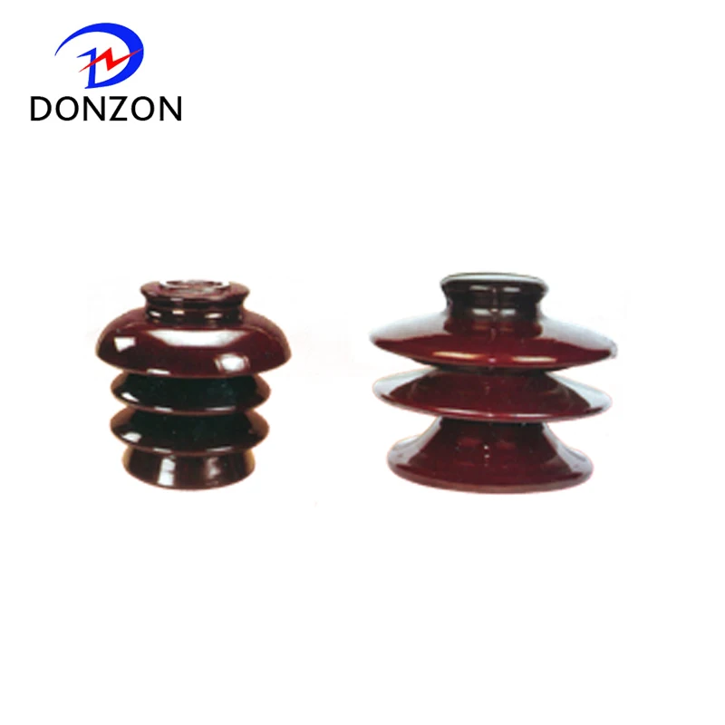 Post porcelain insulator for high voltage and low voltage