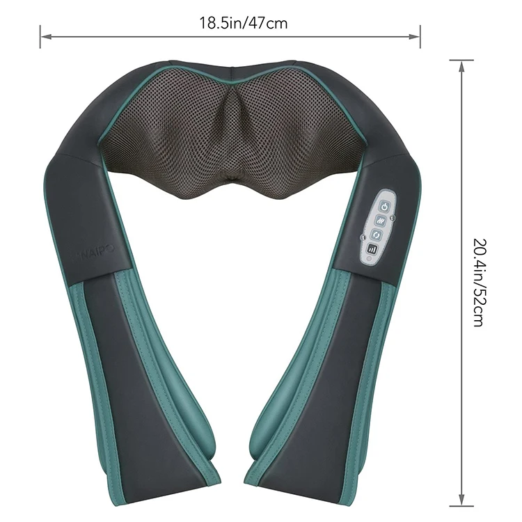 Shiatsu Squeezing Electric Face Neck Back Beauty Device with Heat Skin Tightening Lifting Shoulders Massage Feature