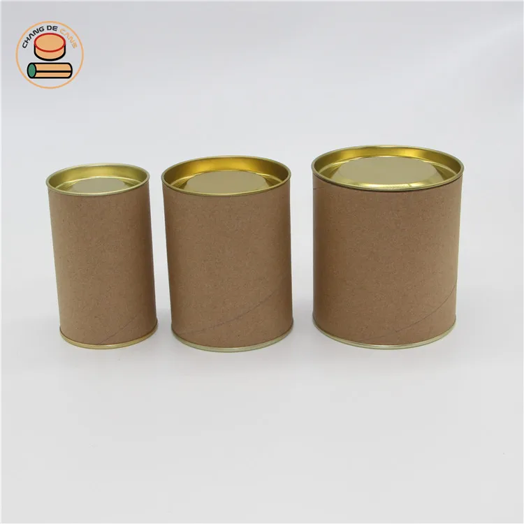 Wholesale Custom Fancy Logo Printed Strong Kraft Small Cardboard Tube Packaging Paper Mailing Containers