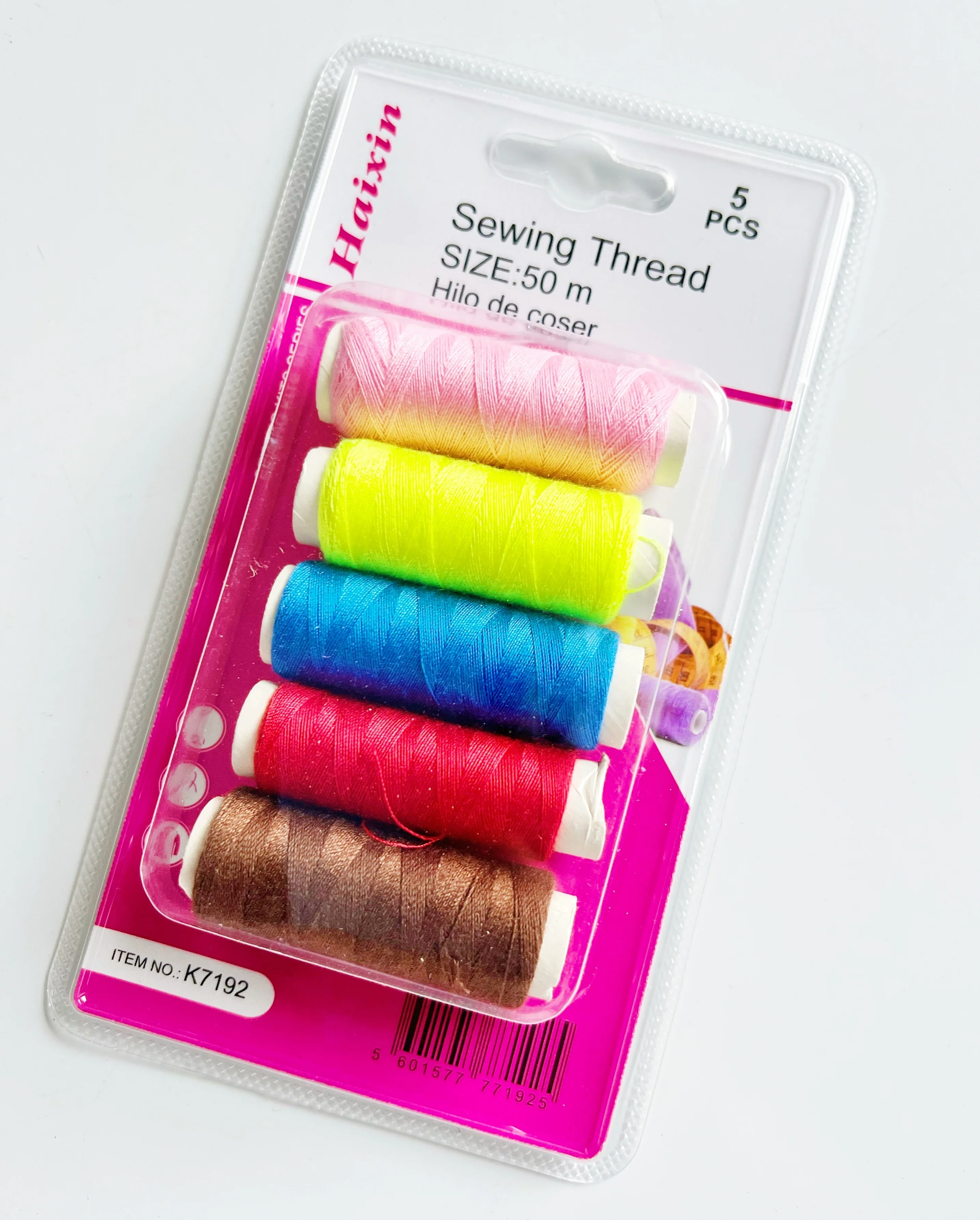 Different Colors Household Sewing Thread Kit Set in Blister Card