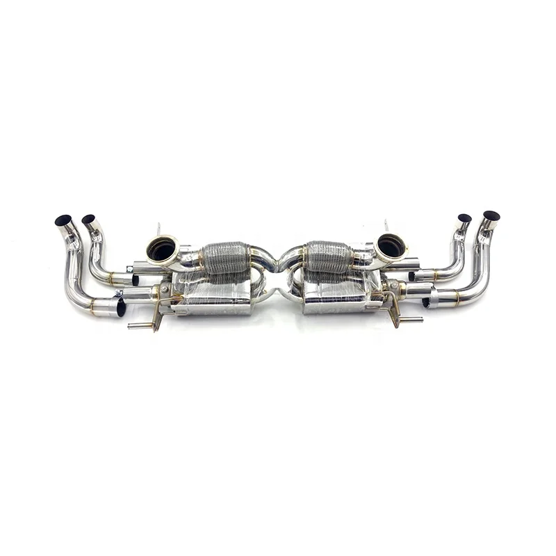 ING Factory direct sales For Audi R8 Catback 2011+ 4.2 5.2 V8 V10  stainless steel Catback Exhaust Valve discount event