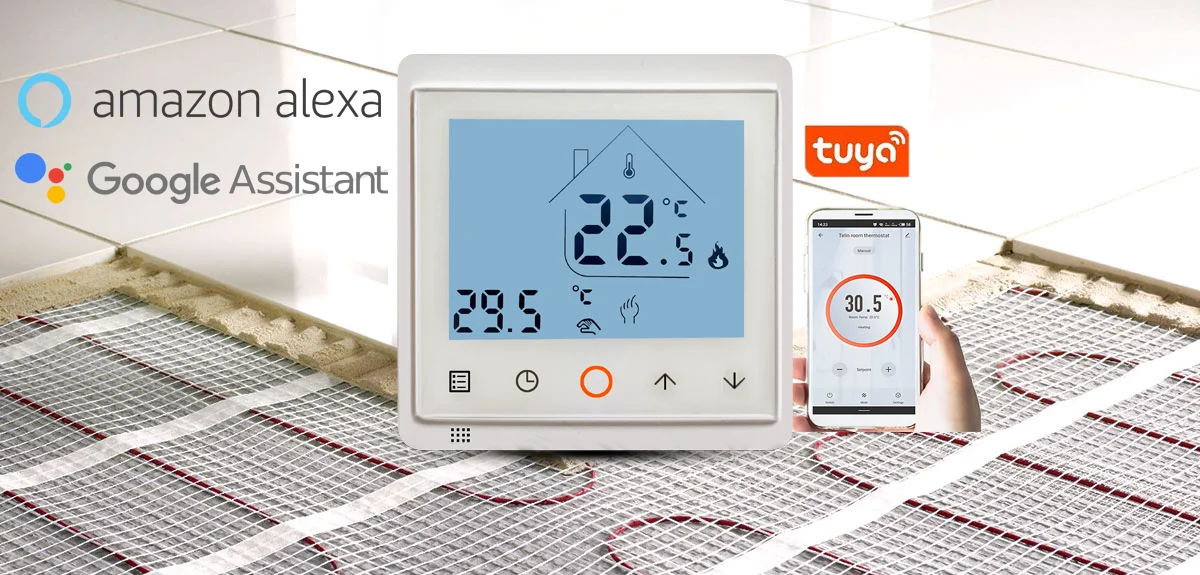 2023 WiFi Smart home Thermostat 7 Day-Programmable Touchscreen Alexa