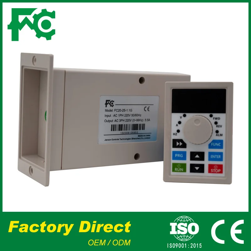 200W~1100W Mini Instrumental VFD/380V 3 Phase/Converter/Inverter/Variable-frequency Drive/AC Motor Drive/50Hz/60Hz