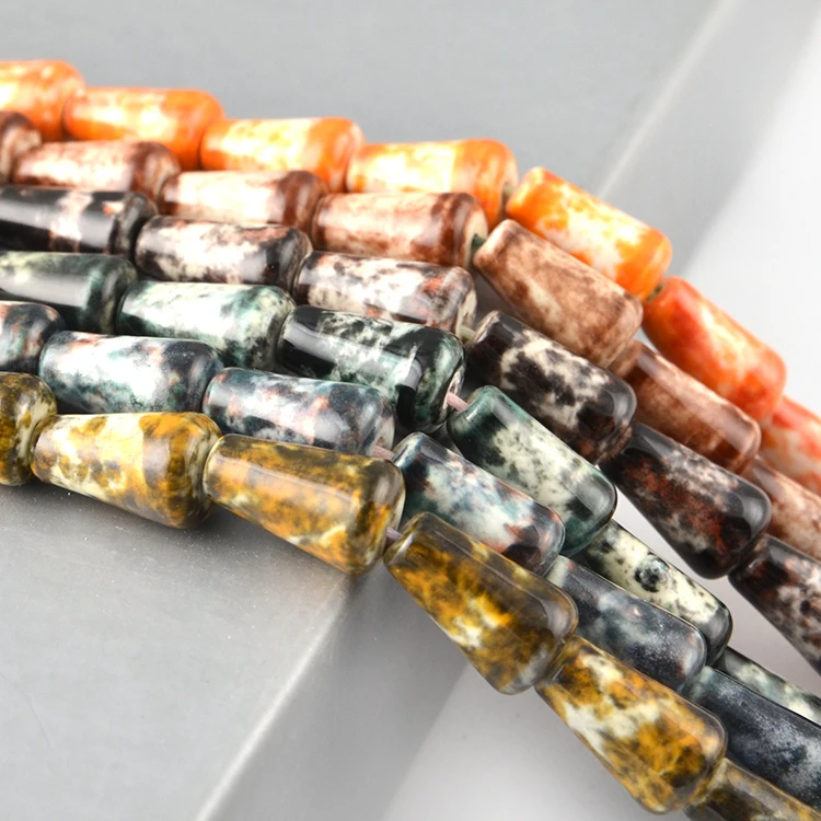 
Wholesale Porcelain Beads Horn Handmade Ceramic Beads for Sale Loose Beads DIY Finding 