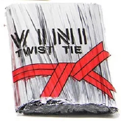 Manufacturer wholesale colorful Plastic 15cm Candy bag decorative twist ties for bread bags in other packaging material